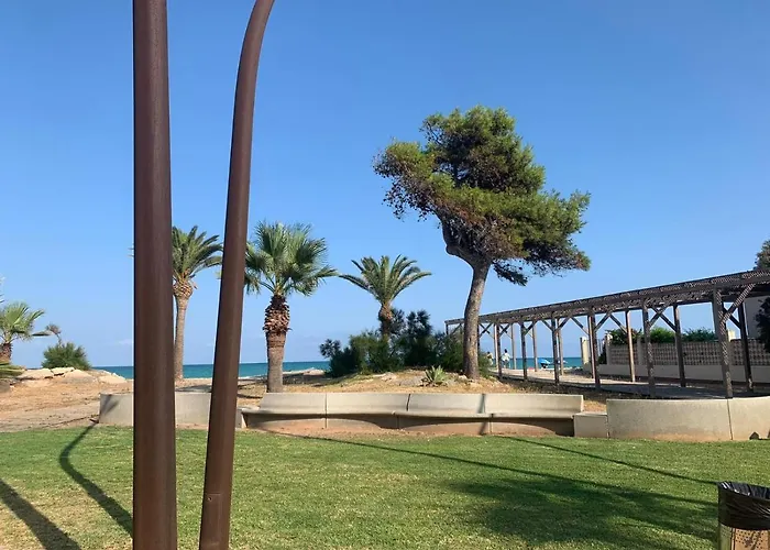 Beachfront Apartment With A Private Garden On The Ground Floor